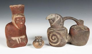 3 Pre Colombian Artifacts