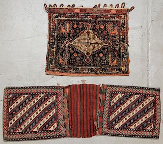 2 Antique Shahsavan and Shiraz Trappings