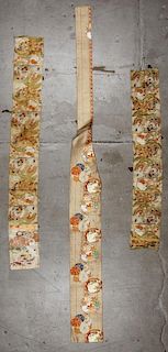 3 Antique Japanese Silk Obi/Belts