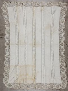Antique Continental Embroidered Cloth