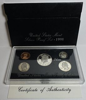 1998 United States Mint Silver Proof Set (5-coins)