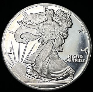 American Eagle Design Proof 1 ozt .999 Silver
