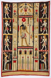 Antique Egyptian Applique Tapestry Hanging