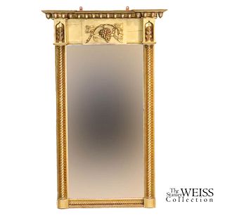 Classical Giltwood Mirror, Of Impressive Size
