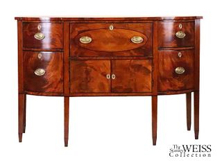 Federal Mahogany Sideboard with Butler's Desk