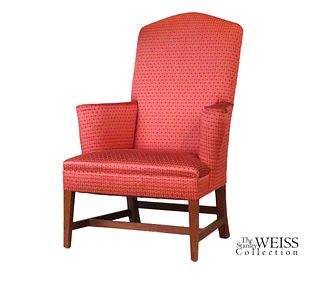 Federal Mahogany Upholstered Armchair