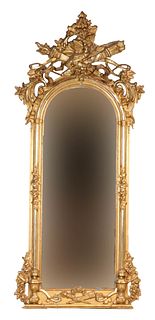 Neoclassical Giltwood Pier Mirror