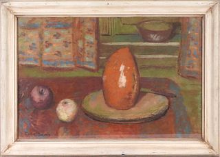 Gershon Benjamin, Still Life with Fruit