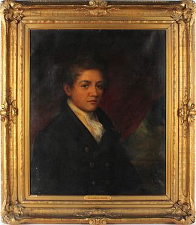 Oil on Canvas, Portrait of John Gardiner Brainard