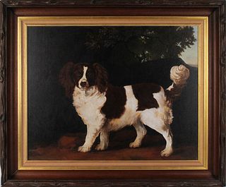 William Bartsch, Oil on Canvas, English Spaniel