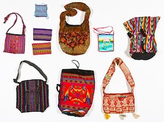 Guatemalan and Mexican Morrales Shoulder Bags