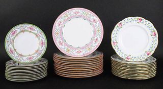 Two Sets of Twelve Minton Porcelain Plates