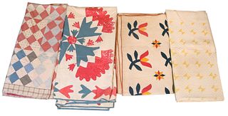 Four Handmade Quilts