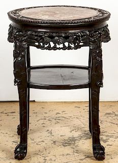 Carved Chinese Stand