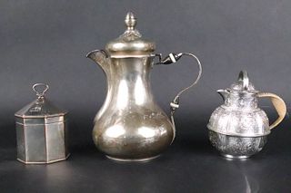 Vintage Plated Dallah Coffeepot