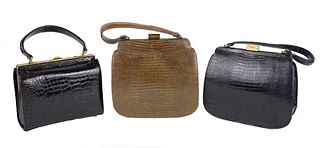 Three Vintage Palizzio Handbags