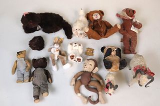 Group of Vintage Stuffed Animals