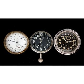 Waltham and Phinney-Walker Car Clocks PLUS