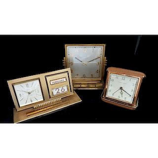 Tiffany & Co., Phinney-Walker and Seth Thomas Desk and Travel Clocks
