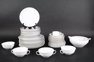 Group of White Porcelain Tablewares