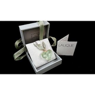 Lalique Coeurs Entrelacs Pendant