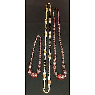Red Amber Necklaces PLUS