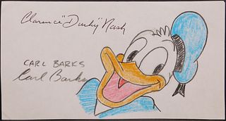 Carl Barks and Clarence Nash: Donald Duck