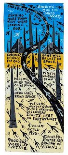 * The Reverend Howard Finster, (American, 1916-2001), Finding God the Hard Way, 1988