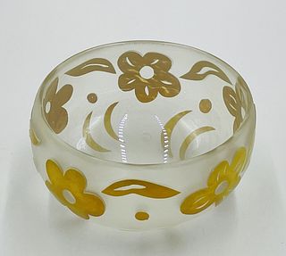 Artist Proof, Studio Art Glass Bowl Signed & Dated