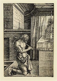 Albrecht Durer, (German, 1471–1528), King David doing Penance, 1510