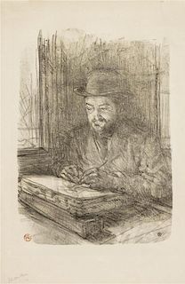 Henri de Toulouse-Lautrec, (French, 1864-1901), Le Bon Graveur, Adolph Albert, 1898