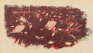 * Pierre Bonnard, (French, 1867-1947), Au Theatre (from Quelques Aspects de la Vie de Paris), 1899