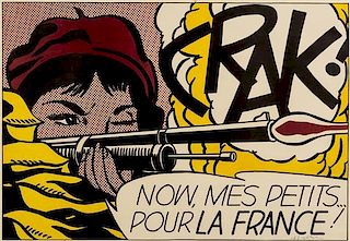 Roy Lichtenstein, (American, 1923-1997), Crak!, 1963-4