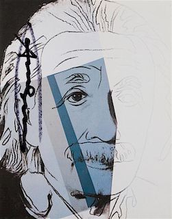 Andy Warhol, (American, 1928-1987), Ten Portraits of Jews of the Twentieth Century, 1980 (set of ten announcement cards from 