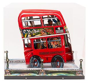 * Red Grooms, (American, b.1937), London Double Decker Bus, 1983