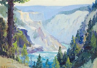 Rudolph F. Ingerle, (American, 1879–1950), Western Landscape, c. 1910