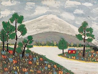 Sanford Darling, (American, 1894- 1973), Country Landscape