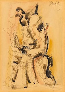 * Jacques Lipchitz, (Lithuanian, 1891-1973), Prometheus Strangling the Vulture