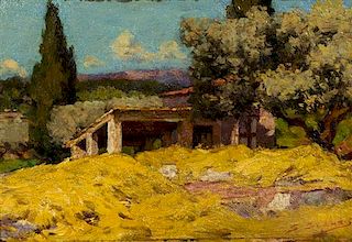 * Symeon Sabbides, (Greek, 1859–1927), Summer Landscape