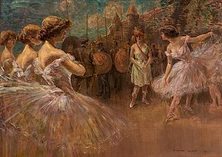 Richard Ranft, (Swiss, 1862–1931), La Repetition de Ballet, 1901