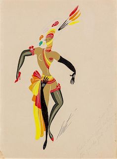 Erte (Romain de Tirtoff), (French, 1892-1990), La Peinture, Moulin Rouge