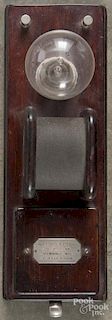 Boettger & White watchmaker's demagnetizer with remains of original box, 15 1/2'' l.