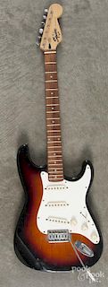 Fender Squier Stratocaster guitar, serial #VN 566239.