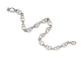 A Sterling Silver "Bean" Bracelet, Elsa Peretti for Tiffany & Co., 6.70 dwts.