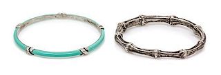 A Collection of Sterling Silver Bangles, Tiffany & Co., 40.00 dwts.