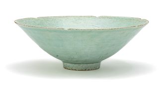 Chinese Celadon Bowl With Incise, H 3.5'' Dia. 8''
