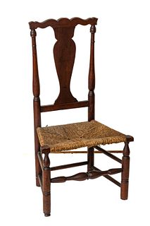 American Mahogany Side Chair, C 1800