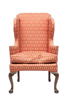 Kittinger Queen Anne Style Wing Back Chair H 45'' W 28'' 1 pc