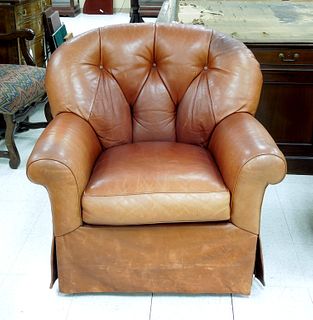 Whittmore-Sherrill Leather Club Chair.