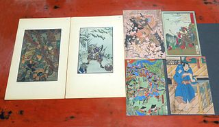 (6) Japanese Woodblock Prints.